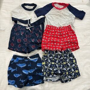 Janie and Jack Swim Suit Lot 6-12 Months